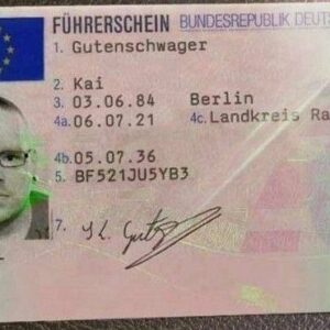 German Driver's License For Sale