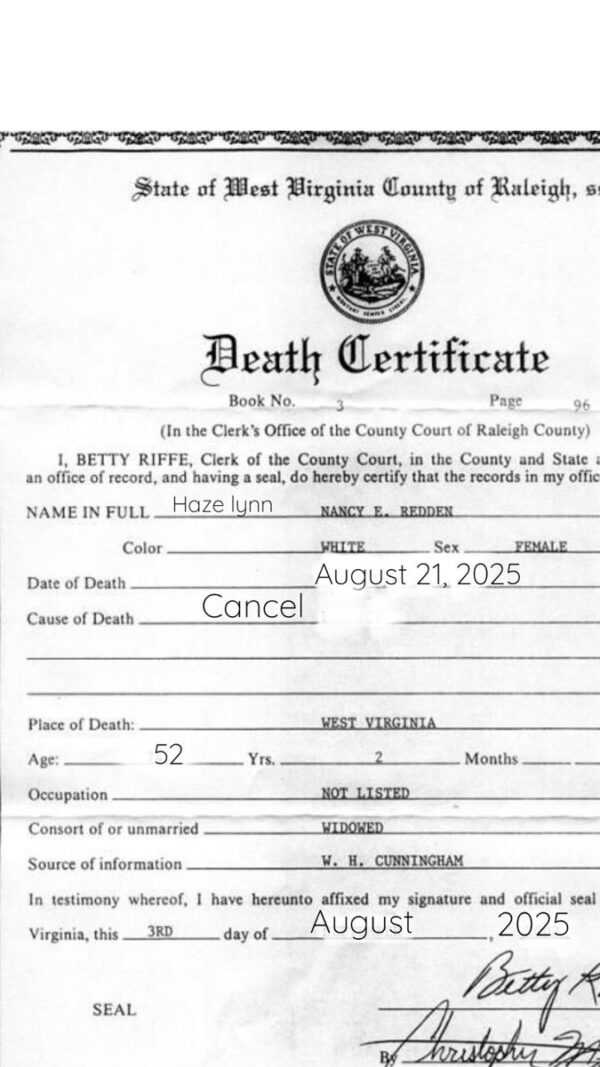 Birth / Marriage /  Death Certificate - Image 2