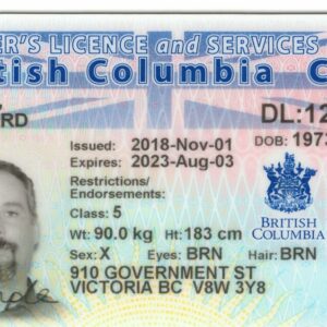 Canada Driver's Licence